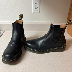 Dr. Martens Black Leather Chelsea Boots